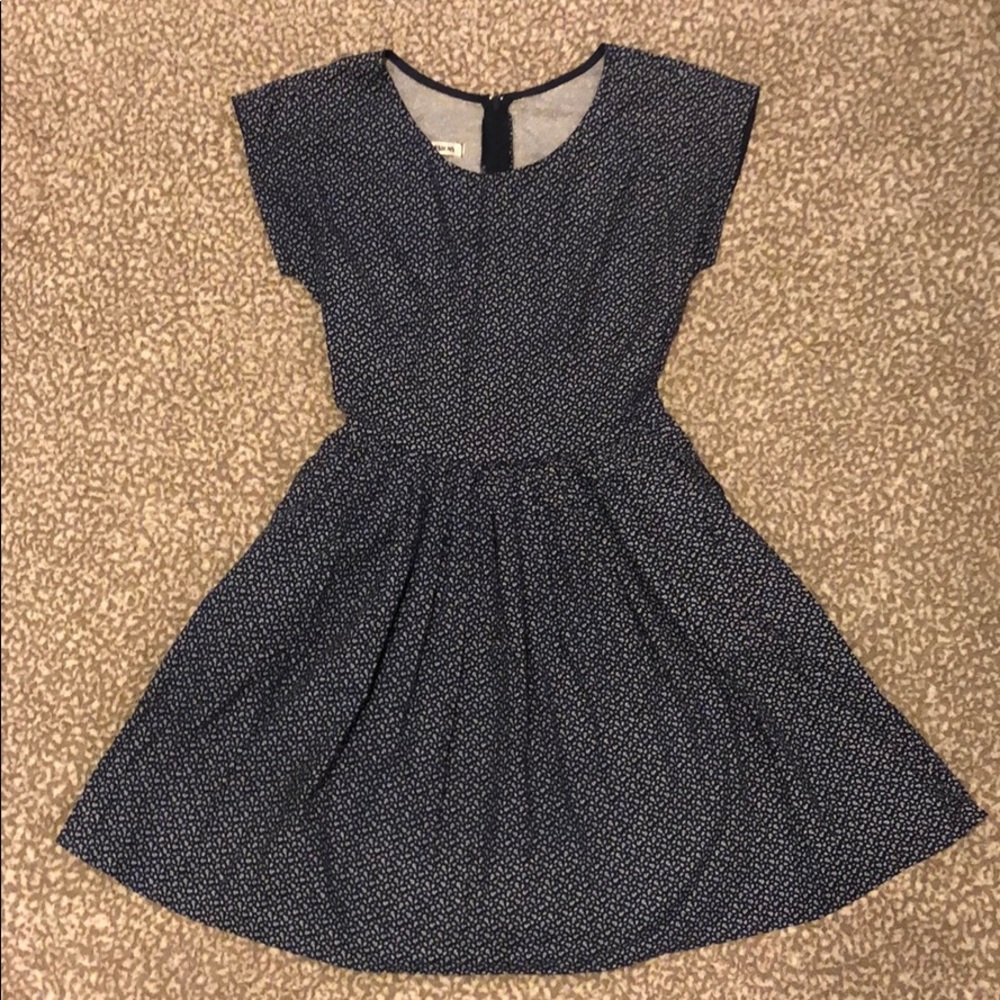 Mini A-line floral dress